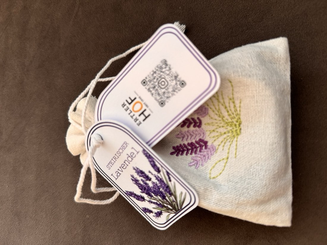 Duftsäckchen mit steirischem Lavendel vom Ertler Hof